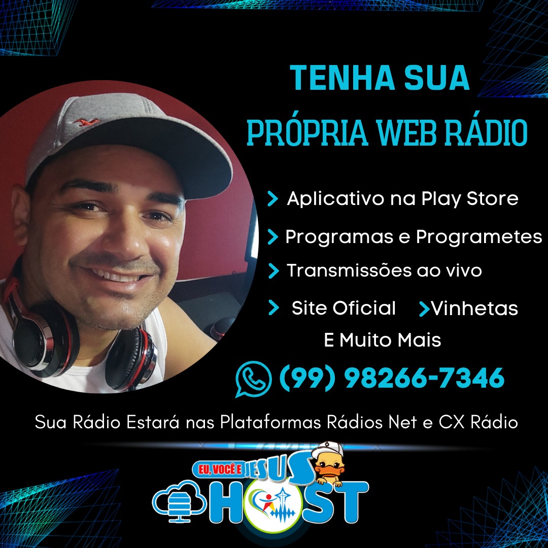 TENHA SUA PRÓPRIA RÁDIO COM APLICATIVO E SITE PERSONALIZADO